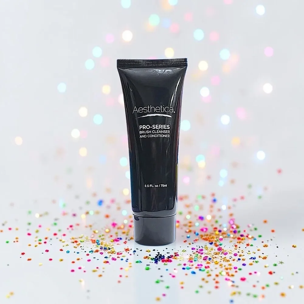 Aesthetica Pro-Series Makeup Brush Cleanser and Conditioner NWOB & Sealed 2.5 oz